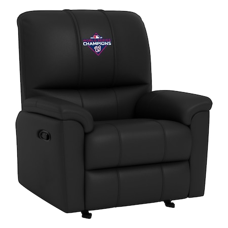 Dreamseat Rocker Recliner with Washington Nationals 2019 Champions XZ52031CDRRBLK-PSMLB22092